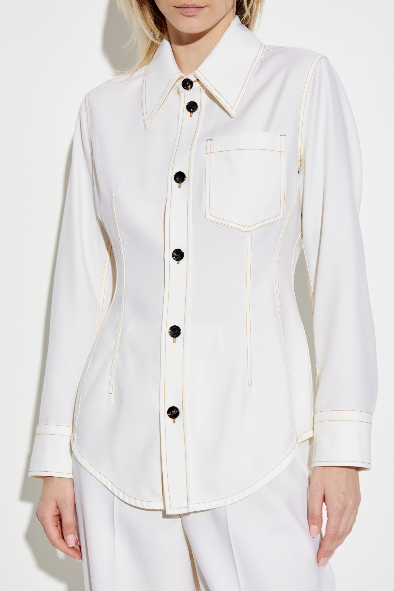 Bottega Veneta Wool shirt | Women's Clothing | Vitkac